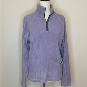 Horny Toad (Toad & Co.) Lavender Fleece Hooded Pullover Size S